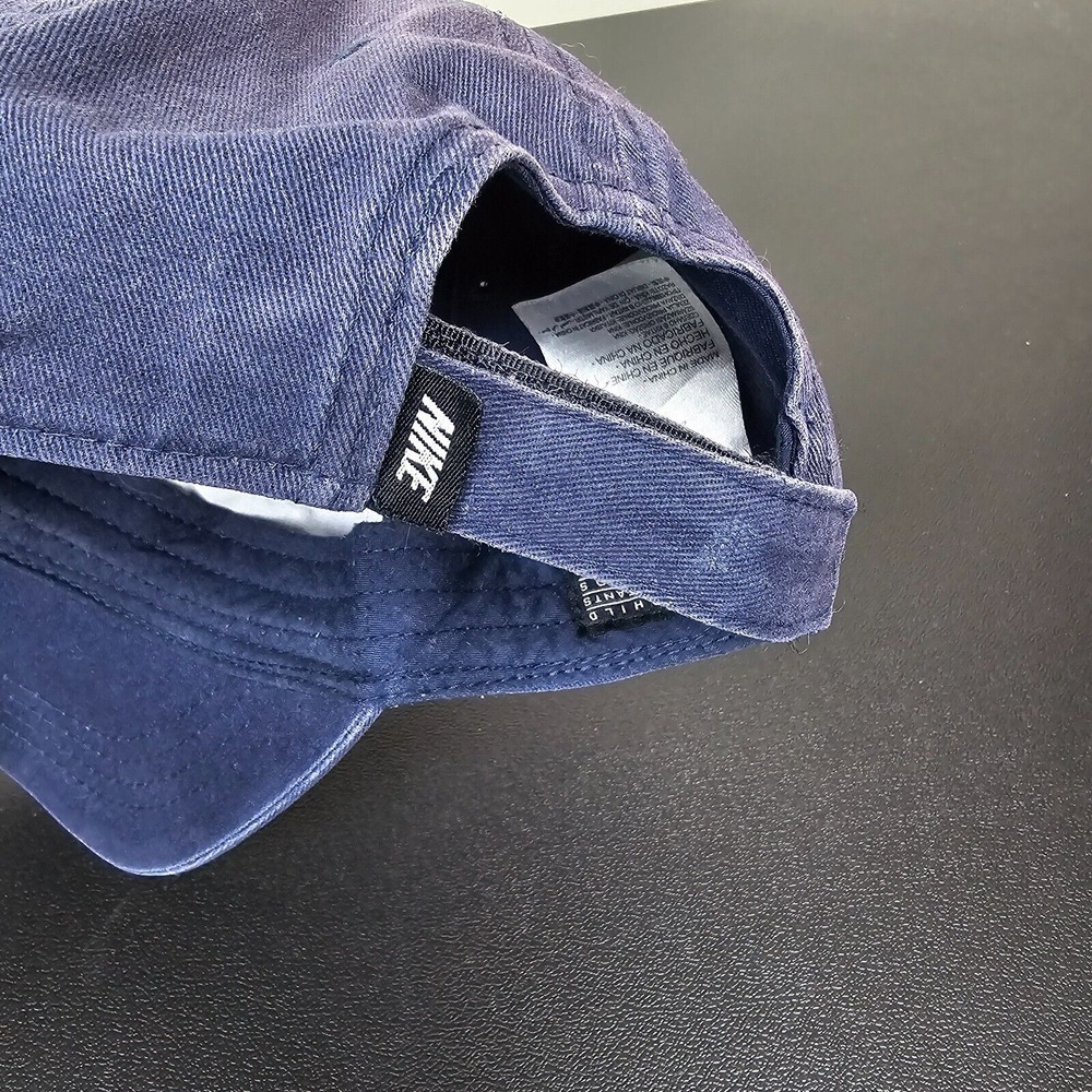 Nike Hat Cap Boys Strap Back Blue Swoosh Logo Casual Performance Sports Youth - Picture 7 of 9